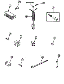 Power Cord And Terminals parts for Amana Washer LWA90W/PLWA90AW from AppliancePartsPros.com