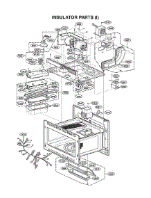Insulator Parts (I) parts for Lg Wall Oven/Microwave Combo LWC3063BD/00 from AppliancePartsPros.com