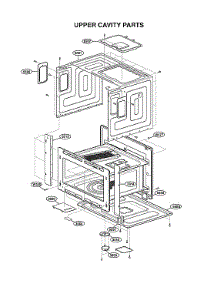 Upper Cavity Parts parts for Lg Wall Oven/Microwave Combo LWC3063ST/00 from AppliancePartsPros.com