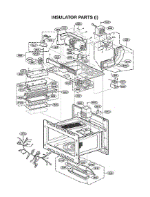 Insulator Parts (I) parts for Lg Wall Oven/Microwave Combo LWC3063ST/00 from AppliancePartsPros.com