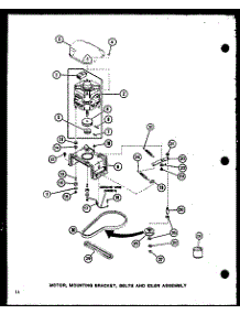Motor parts for Amana Dryer LWD950/P7804706W from AppliancePartsPros.com