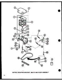 Motor (Lwd773w / P1122801ww) (Lwd773l / P1122802wl) (Lwd973l / P1122804wl) (Lwd973w / P1122803ww) parts for Amana Washer LWD973L/P1122804WL from AppliancePartsPros.com