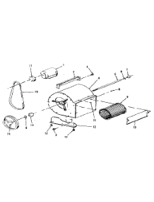 Blower Assembly parts for Yukon Furnace LWG-168 from AppliancePartsPros.com