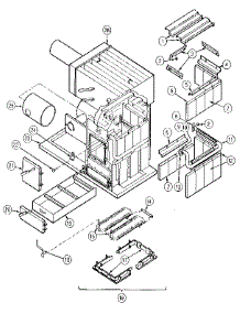 Combustion Chamber Assy parts for Yukon Furnace LWG-168 from AppliancePartsPros.com