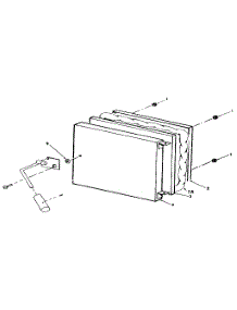 Fire Door Assembly parts for Yukon Furnace LWO-112 from AppliancePartsPros.com