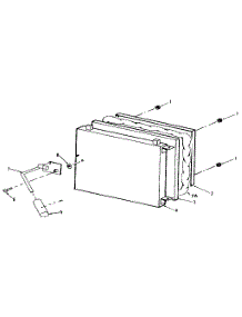 Fire Door Assembly parts for Yukon Furnace LWO-168 from AppliancePartsPros.com