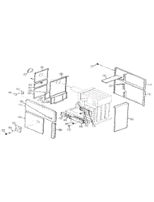 Casing Assembly parts for Yukon Furnace LWO-168 from AppliancePartsPros.com