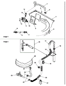 Mixing Valve And Hose(Inlet, Filler, And Drain) parts for Speed Queen Washer LWS04AW-PLWS04AW from AppliancePartsPros.com