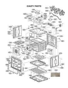 Cavity Parts parts for Lg Electric Wall Oven LWS3063BD/02 from AppliancePartsPros.com