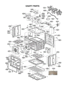 Cavity Parts parts for Lg Electric Wall Oven LWS3063ST/02 from AppliancePartsPros.com