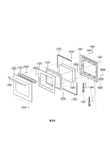 Door Parts parts for Lg Electric Wall Oven LWS3081ST from AppliancePartsPros.com