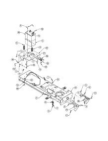 Frame / Battery parts for Toro Front-Engine Lawn Tractor LX420 from AppliancePartsPros.com