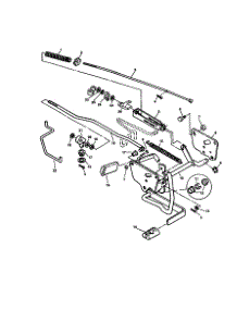 Brake And Hydro Control Linkage parts for Sabre Front-Engine Lawn Tractor M02048HXXXXXX from AppliancePartsPros.com