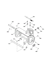 Auger Housing parts for Snapper Gas Snowblower M1277E (1695734) from AppliancePartsPros.com