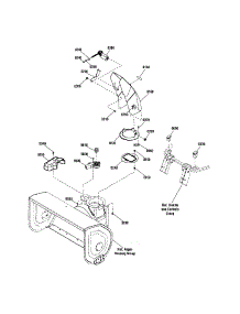 Discharge Chute parts for Snapper Gas Snowblower M1429E (1695735) from AppliancePartsPros.com