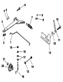 Governor parts for Kohler Lawn & Garden Engine M20QS-49634 from AppliancePartsPros.com