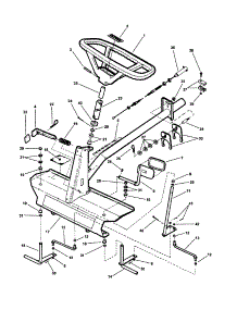 Front End Steering parts for Snapper Rear-Engine Riding Mower M250821BE from AppliancePartsPros.com