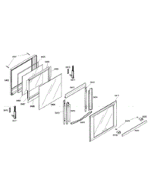 Door Assy parts for Thermador Electric Wall Oven M271ES01 from AppliancePartsPros.com