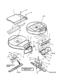Cutting Decks, Deflectors parts for Snapper Rear-Engine Riding Mower M281019BE from AppliancePartsPros.com