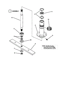 Spindle parts for Snapper Rear-Engine Riding Mower M281021BE from AppliancePartsPros.com