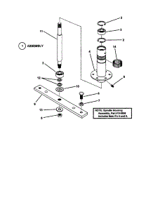 Spindle (Series 17) parts for Snapper Rear-Engine Riding Mower M301019BE from AppliancePartsPros.com