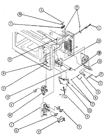 Magnetron parts for Amana Countertop Microwave M84T from AppliancePartsPros.com
