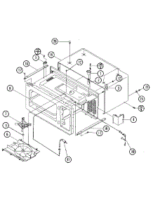 Cavity parts for Amana Countertop Microwave M86P from AppliancePartsPros.com