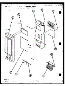 Control Parts parts for Amana Countertop Microwave M86P/P7814402M from AppliancePartsPros.com