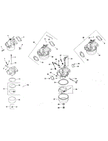 Carburetor - Group 5 parts for Kohler Lawn & Garden Engine M8ST-301548 from AppliancePartsPros.com