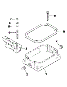 Oil Pan - Group 21 parts for Kohler Lawn & Garden Engine M8ST-301548 from AppliancePartsPros.com