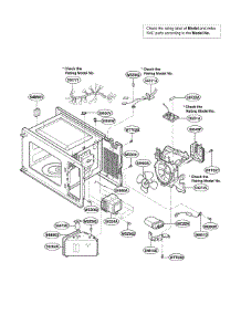 Interior Parts (Ii) parts for Goldstar Countertop Microwave MA-1011W from AppliancePartsPros.com