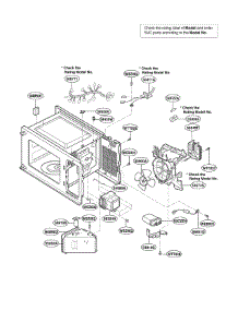 Interior Parts (I) parts for Goldstar Countertop Microwave MA-1011W01 from AppliancePartsPros.com
