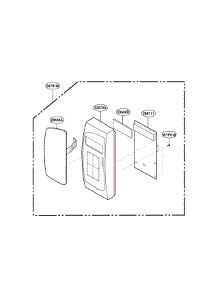 Controller Parts parts for Goldstar Countertop Microwave MA-1417B from AppliancePartsPros.com