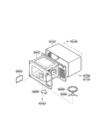 Oven Cavity Parts parts for Goldstar Countertop Microwave MA-1417B from AppliancePartsPros.com