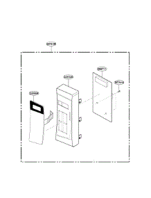 Controller Parts parts for Goldstar Countertop Microwave MA1152W from AppliancePartsPros.com