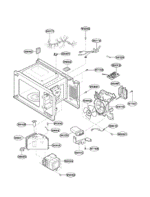 Interior Parts parts for Goldstar Countertop Microwave MA1152W from AppliancePartsPros.com