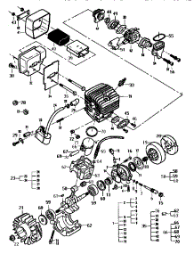 Engine parts for Mcculloch Chainsaw MAC 4900 11-600498-13 from AppliancePartsPros.com