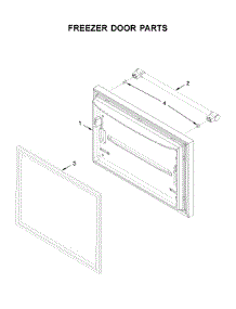 Freezer Door Parts parts for Maytag Bottom-Mount Refrigerator MBF1958FEZ04 from AppliancePartsPros.com