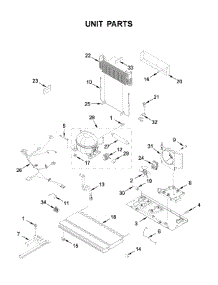 Unit Parts parts for Maytag Bottom-Mount Refrigerator MBF2258FEZ04 from AppliancePartsPros.com