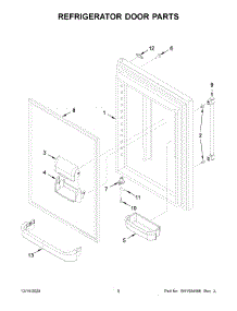Refrigerator Door Parts parts for Maytag Bottom-Mount Refrigerator MBF2258FEZ05 from AppliancePartsPros.com