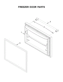 Freezer Door Parts parts for Maytag Bottom-Mount Refrigerator MBL1957FEZ04 from AppliancePartsPros.com