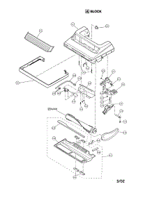 Nozzle Housing parts for Panasonic Upright Vacuum MC-5227 from AppliancePartsPros.com