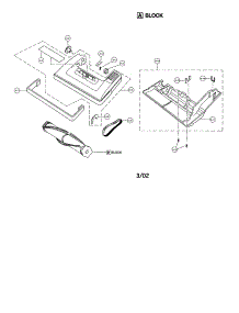 Nozzle Housing parts for Panasonic Upright Vacuum MC-5501 from AppliancePartsPros.com