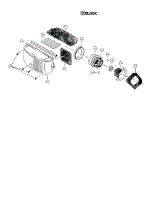 Motor Unit parts for Panasonic Upright Vacuum MC-6601 from AppliancePartsPros.com