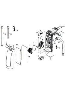 Upper Body parts for Panasonic Upright Vacuum MC-UG327-00 from AppliancePartsPros.com