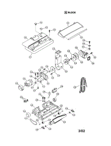 Nozzle Housing parts for Panasonic Upright Vacuum MC-V100 from AppliancePartsPros.com