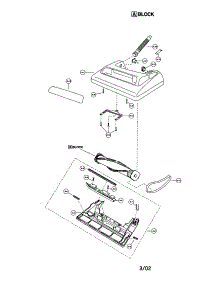 Nozzle Housing parts for Panasonic Upright Vacuum MC-V150 from AppliancePartsPros.com