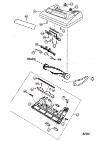 Nozzle Housing Assy parts for Panasonic Upright Vacuum MC-V210-01 from AppliancePartsPros.com