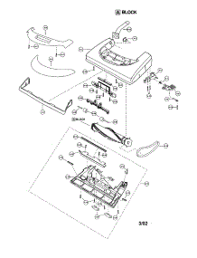 Nozzle Housing parts for Panasonic Upright Vacuum MC-V315-00 from AppliancePartsPros.com