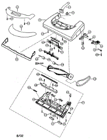 Nozzle Housing parts for Panasonic Upright Vacuum MC-V315-01 from AppliancePartsPros.com